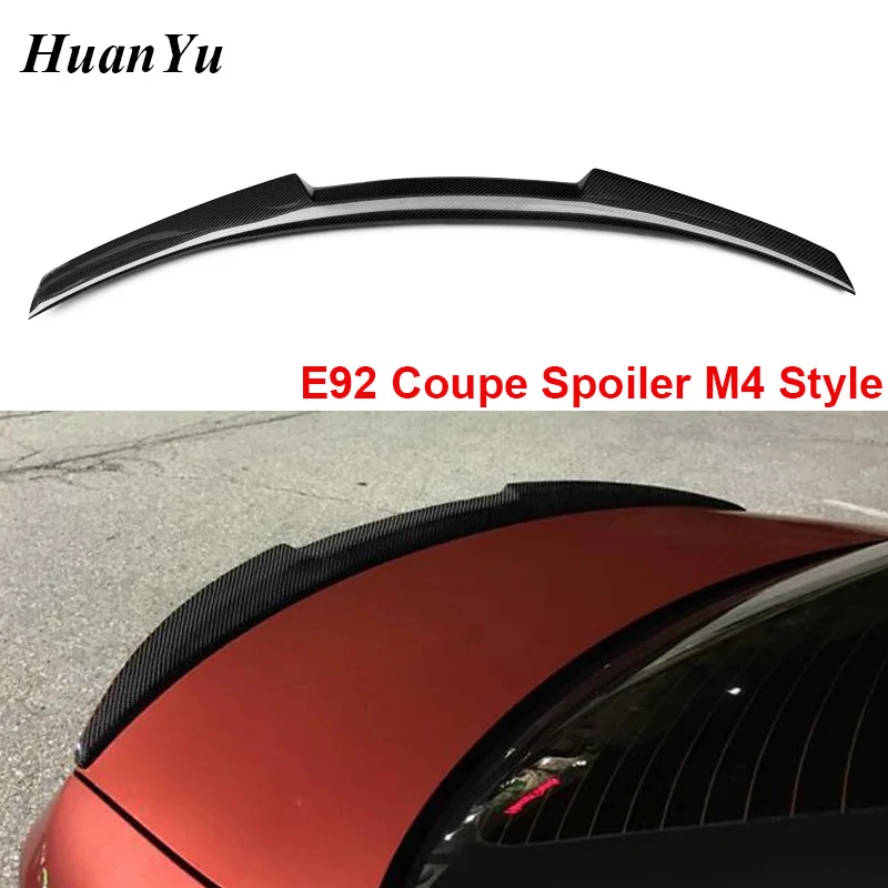 E92 Coupe M4 стильный спойлер из углеродного волокна для багажника BMW 3 серии 2 Door Ducktail