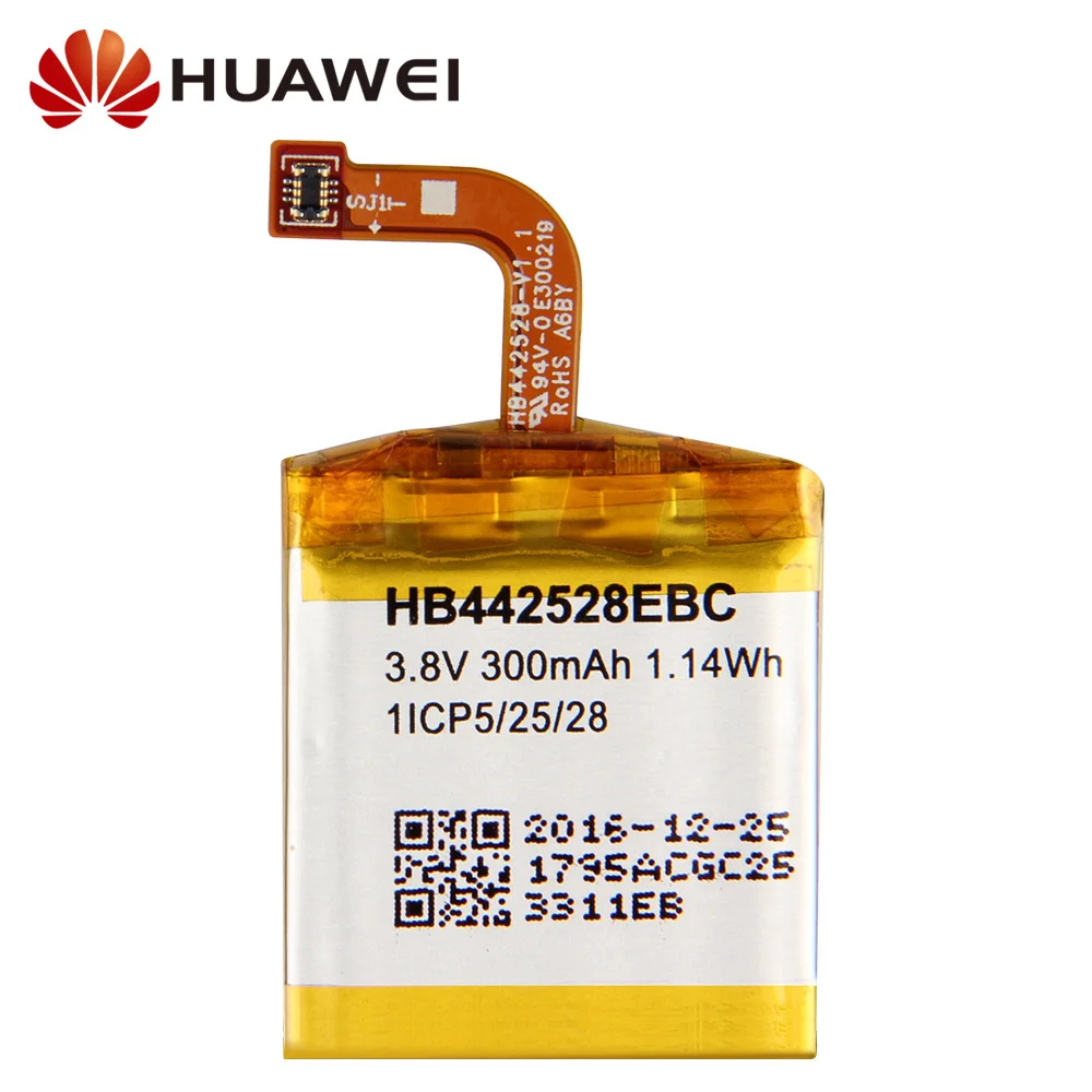 Оригинальный запасной аккумулятор Huawei HB442528EBC для Watch 1 300 мАч новый оригинальный