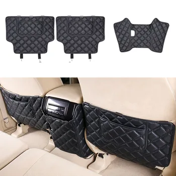 

Car Rear Seat Anti-Kick Pad Rear Seats Cover Back Armrest Protection Mat For TOYOTA LAND CRUISER PRADO 150 2019 Accessories