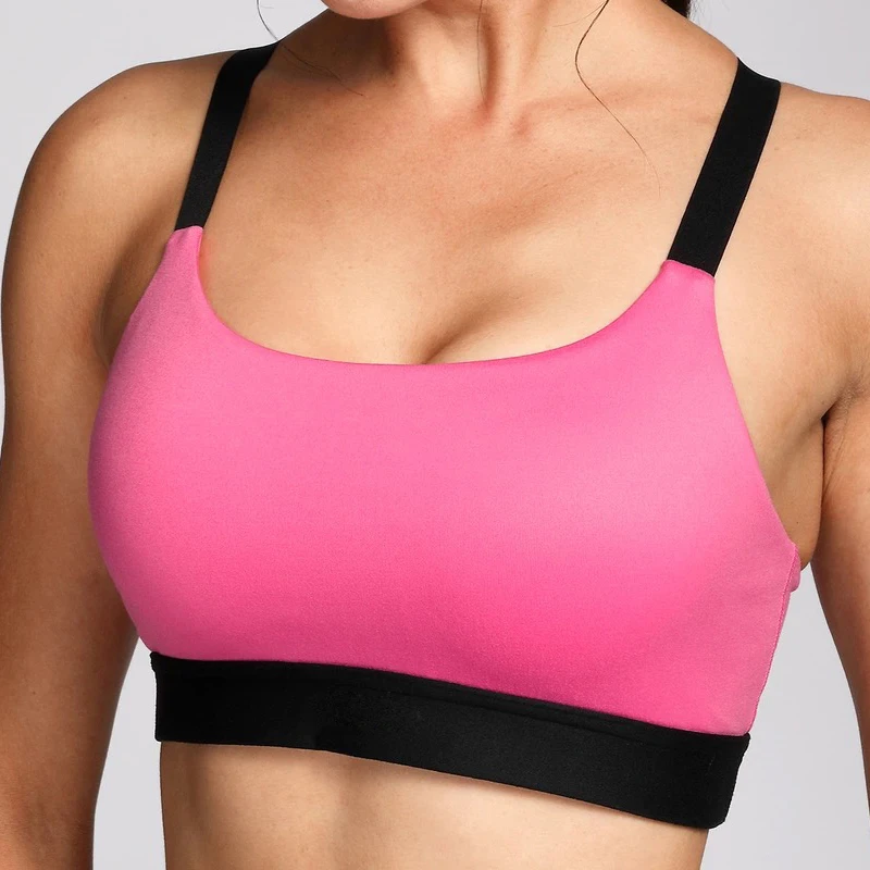 

Women's Mid Impact Support Cross-back Workout Sports Bra Top