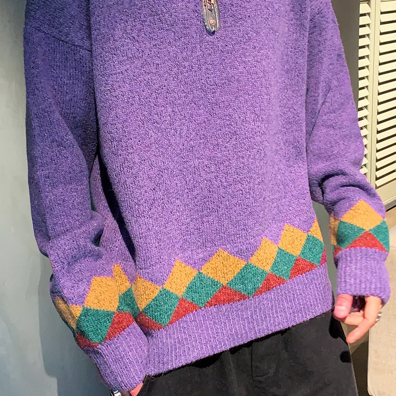 Winter Sweater Men Warm Fashion Casual Knit Sweater Sweter Man Clothes Streetwear Loose Long-sleeved Pullover Men M-3XL Winter Sweater Men Warm Fashion Casual Knit Sweater Sweter Man Clothes Streetwear Loose Long-sleeved Pullover Men M-3XL
