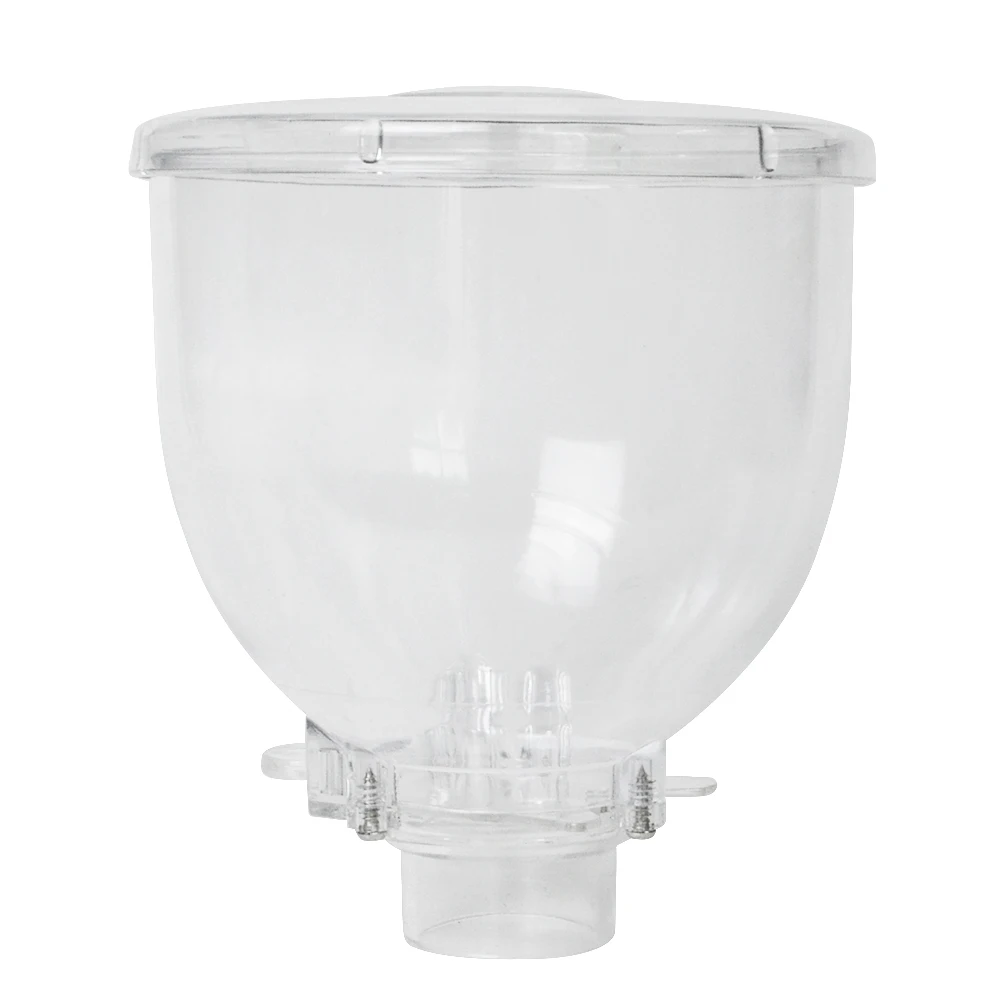 CoffeegrinderpartplasticHopperTransparentwithpreventJumpandblockfunction250g35cm