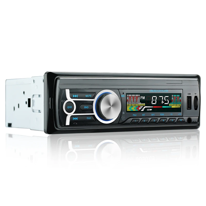 Автомобильный MP3-плеер, автомагнитола, 1 DIN, USB, быстрая зарядка, Bluetooth, громкая связь, цифровой медиаплеер, 4X25 Вт, fm-радио, поддерживает IOS и Android