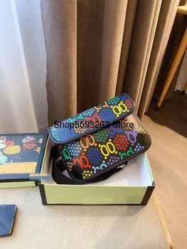 

2020 Summer G home Magic candy color artificial canvas men and women printed running bag chest bag