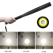 Multipurpose LED Flashlight Baseball Bat Defense Ultraviolet Flashlight LED Torch Bright CREE Light Bead Outdoor Lighting Safety