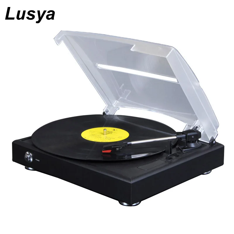 

3 Speed Vinyl Record Player Vintage Turntable CD&Cassette Player Disc Vinyl Audio USB DC 5V AUX output T0973
