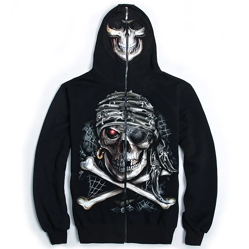 

TASTIEN 2020 New Boys Luminous 3D Hoodies Sweatshirts Skull Print 3D High Quality Personalized Mens Glitter Hoodies Sweatshirts