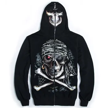 

TASTIEN 2020 New Boys Luminous 3D Hoodies Sweatshirts Skull Print 3D High Quality Personalized Mens Glitter Hoodies Sweatshirts