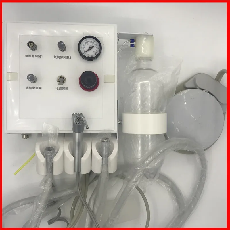 US $115.00 Wall Hanging Dental Delivery Turbine Unit Tube Work Compressor Plastic Shell