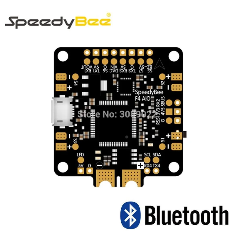 

SpeedyBee F4 AIO Flight Controller Built-in Bluetooth Chip Betaflight OSD Flight Controller / Bluetooth-UART Dapter