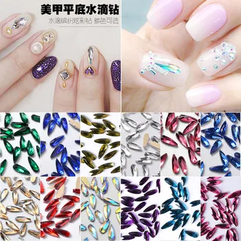 

Nail Ornament Stick-on Crystals Nail Crystal Transparent Symphony Loose Diamonds Shiny Flat Nail Decor