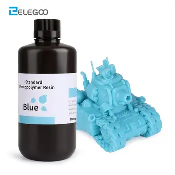 

ELEGOO 405nm UV Resin 3D Printer Resin LCD Standard Photopolymer Resin for LCD 3D Printing 1000ml Blue for ELEGOO Mars Printer