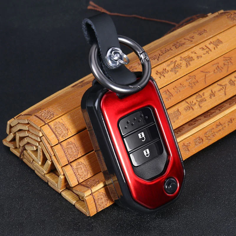 

Car accessories for Honda CRV Car Key Shell Cover Trim Smart Remote Control Key Set Buckle Shell Key Case Metal Key Shell Buckle