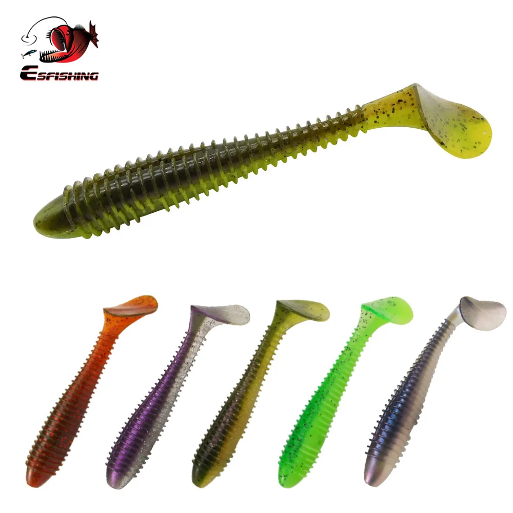 ESFISHING leurre souple vibrant de type poisson nageur, appât