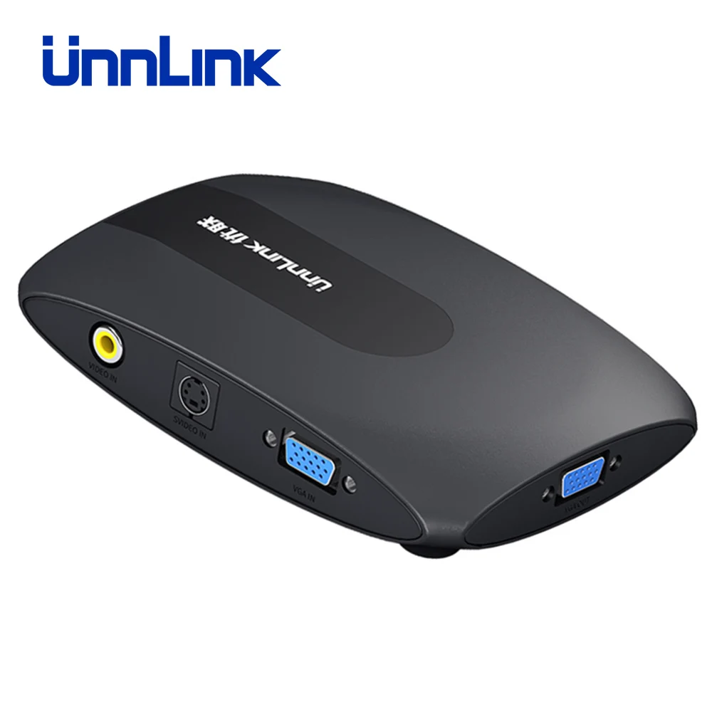 Unnlink композитный видео S Video VGA вход выход CVBS AV к PIP адаптер конвертер Универсальный