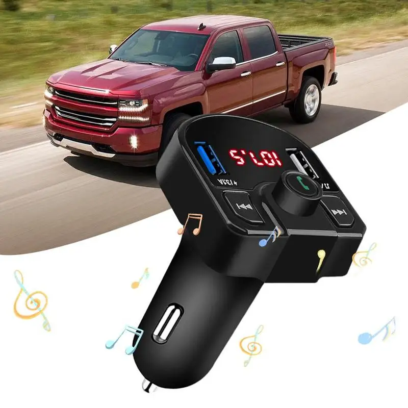 FM трансмиттер автомобильный с поддержкой Bluetooth 3 1 А|FM-трансмиттеры| |