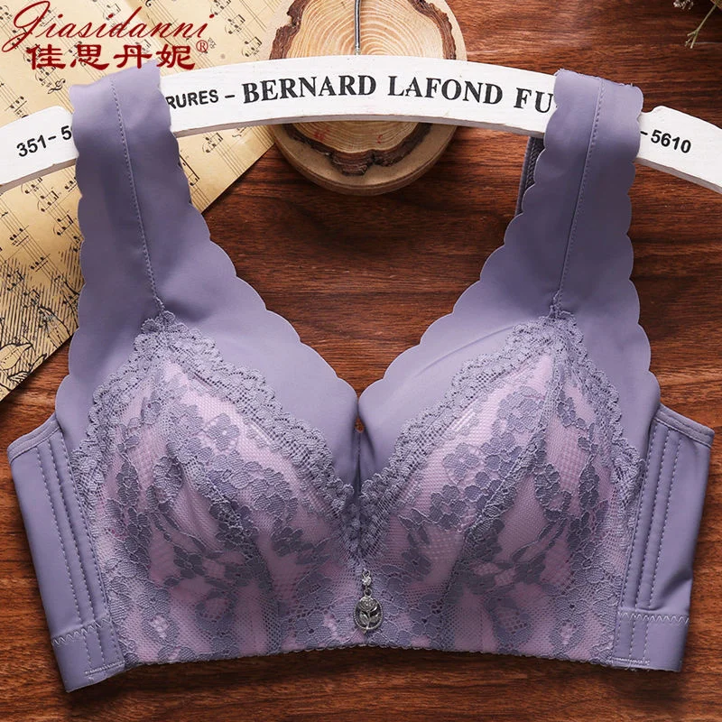 

[single Piece / Set]bra No Steel Ring Vest Small Chest Gathered Thick and Thin Cup Bra Anti Sagging Underwear Women