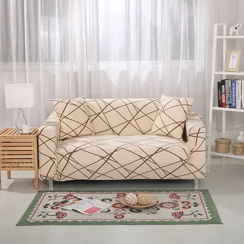 

1/2/3/4-Seater Printed Sofa Cover All-inclusive Stretch Elastic Slipcovers Full Couch Cover Sofa Seat Covers for Living Room