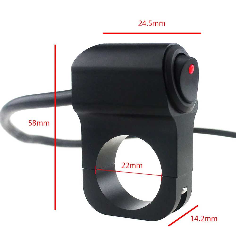 12v 10A мотоциклетные CNC алюминиевый сплав тумблеры 7/" 24,5 мм руль