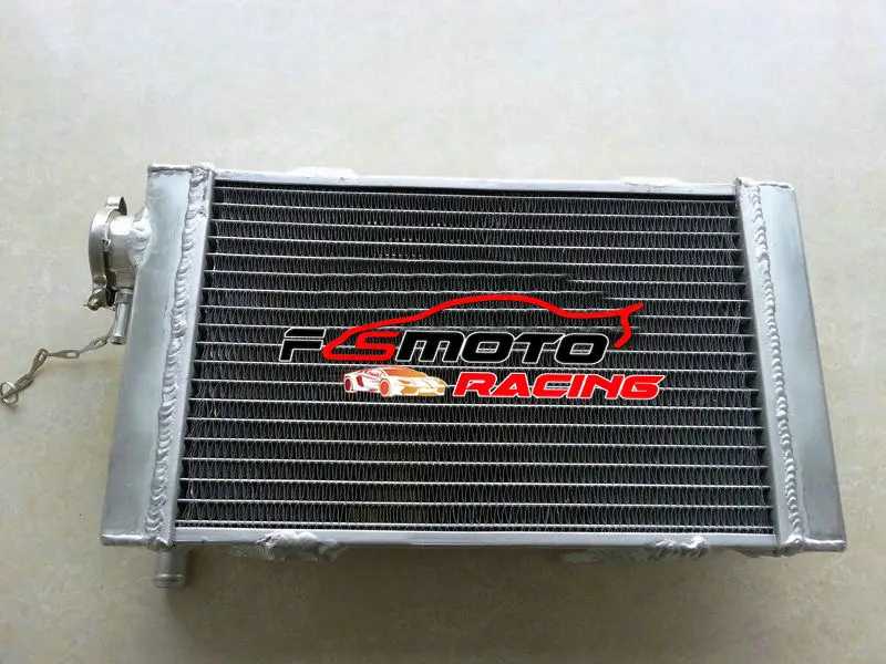 Радиатор из алюминиевого сплава+ вентилятор для картинг 17," x 9" x 2,1"