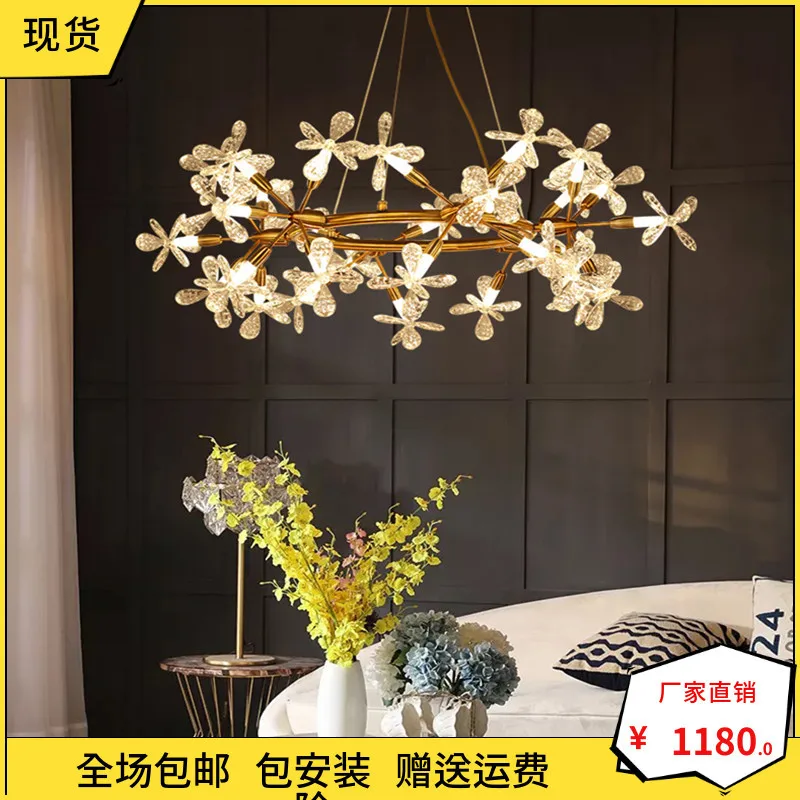 

Post Modern A Living Room Restaurant Garland A Chandelier Villa Hotel Exhibition Room Northern Europe Arts Lamps And Lanterns