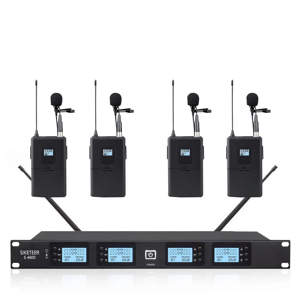 bluetooth microphone Professional UHF wireless microphone system handheld lavalier microphone home karaoke party stage microphone wireless dynamic microphone Microphones