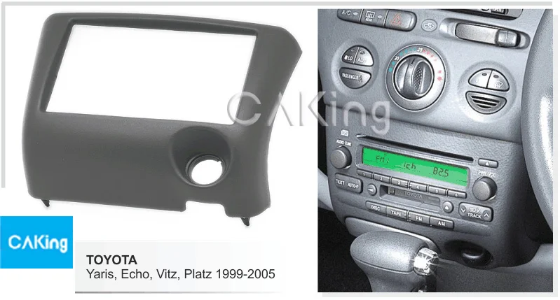 Панель автомобильного радио Fascia Для Toyota Yaris Echo Vitz Platz набор для установки