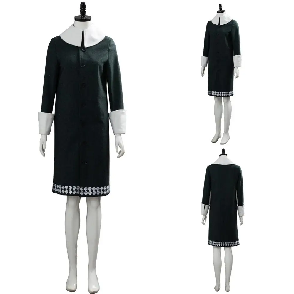 

The Addams Family Wednesday Addams Cosplay Costume Jacket Coat Halloween Carnival Costumes