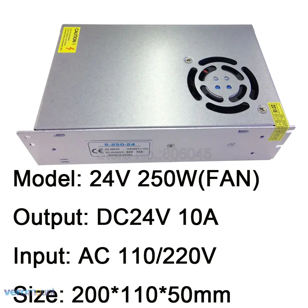 24V освещение Трансформатор AC110V 220V постоянного тока до DC24V 1A 2A 3A 5A 6.5A 8.5A 10A 15A 16.5A 21A 30A переключение Питание Мощность конвертер