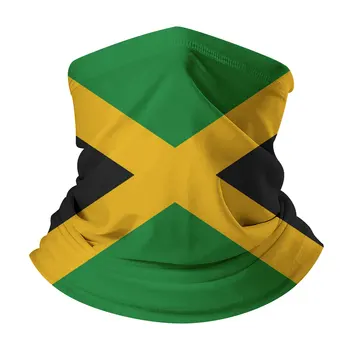 

Jamaica Flag Design Unisex Balaclava Magic Scarfs Seamless Elastic Sun Dust Bandanas Face Neck Cover Mask Man Sport Scarf Custom
