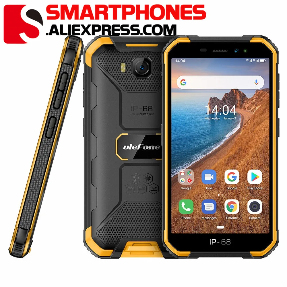 Ulefone Armor X6 смартфон с 5 дюймовым дисплеем четырёхъядерным процессором MT6580A ОЗУ 2 Гб