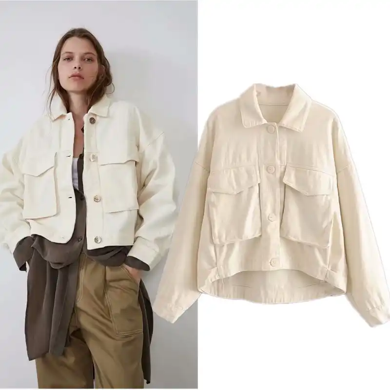 white jean jacket ladies