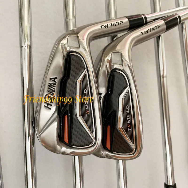 Новые мужские HONMA TW747P гольф утюги 4-11.SW Утюги клюшки Графит Гольф Вал R/S/SR flex клюшки для гольфа с головной убор