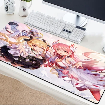 

Yuzuoan 400X900mm large non-slip lock-edge notebook computer keyboard pad esports player dedicated control gaming CS GO Desk Mat