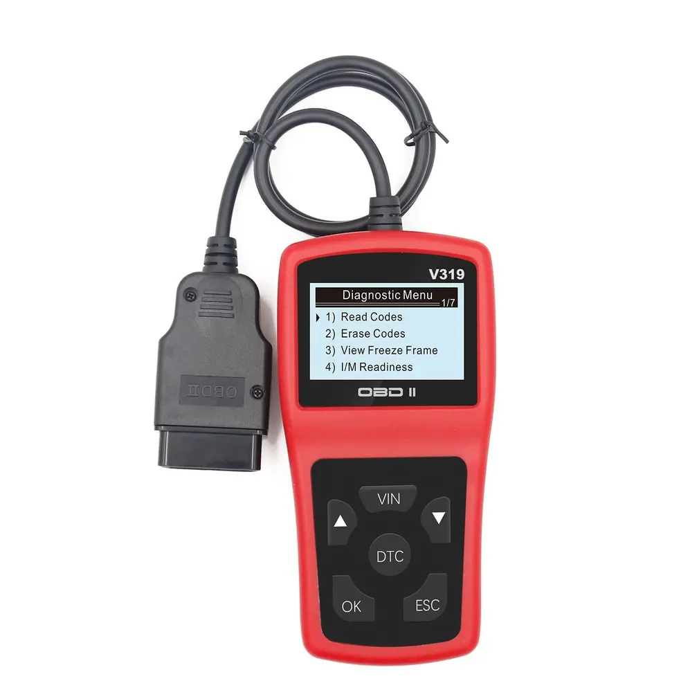 V319 считыватель кодов OBDII/EOBD Считывание/Чистка кода неисправностей OBD OBD2 V319 ELM327 автомобильный диагностический инструмент obd2 сканер VS ELM 327 V1.5
