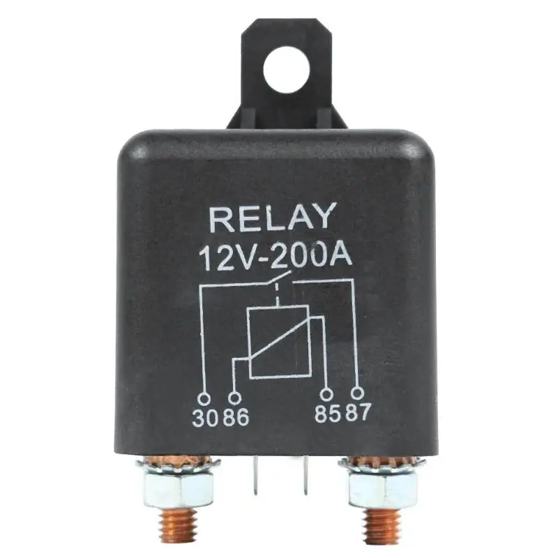 DC 12V 200A Heavy Duty Split Charge/Winch Relay 4 Pin for Car Van Boat Marine 2.4W Long-term and 4.8W Intermittent Work New | Автомобили и