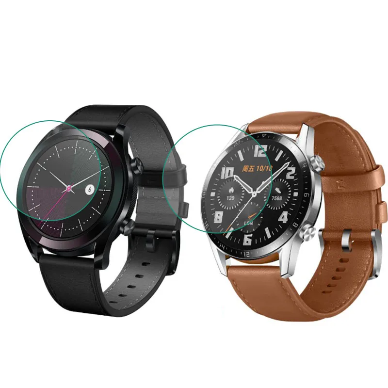 Tempered Glass Clear Protective Film For Huawei Watch GT 2 Active / Elegant  GT2 42MM 46MM Smartwatch Full Screen Protector Cover - AliExpress Consumer  Electronics