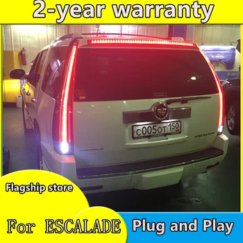 

Car Styling for Cadillac ESCALADE Taillights 2007-2014 for ESCALADE LED Tail Lamp+Turn Signal+Brake+Reverse LED light