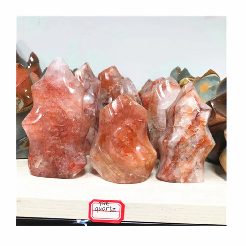 

Fire Quartz Torch Crystals Healing Stones Natural Gemstone For Decoration
