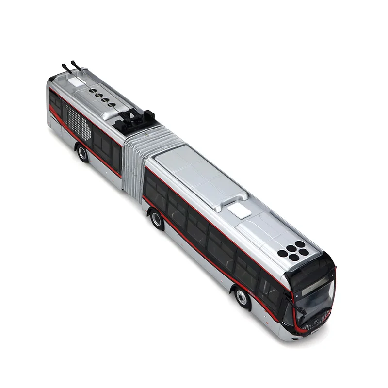 Оригинальная Коллекционная модель из сплава, подарок, 1:42 Yutong, двойной источник, бездорожье, троллейбус, транспорт, объем, BRT автобус, литая игрушка, модель для