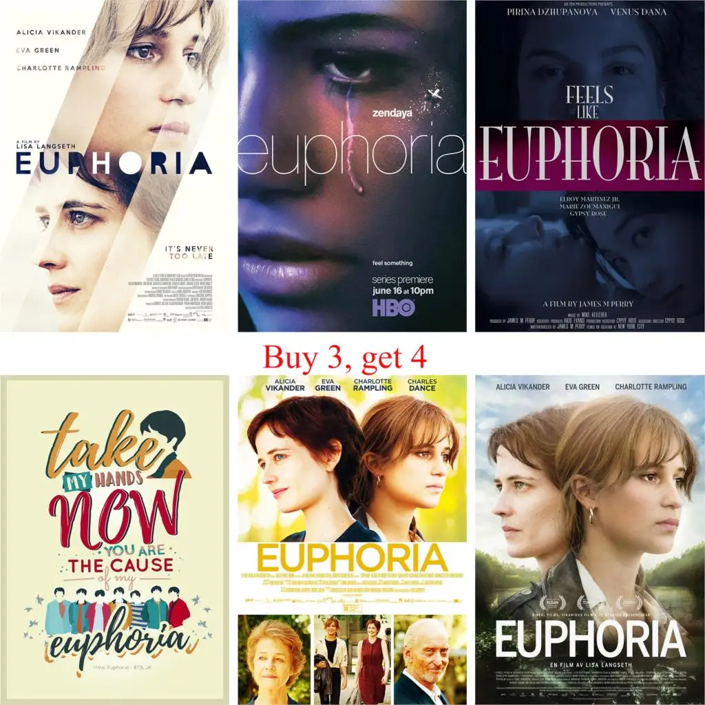 

Euphoria Wall Stickers Photo Paper Prints Home Decoration Clear Image