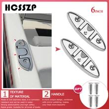 2 шт. " флип-ап Cleat 316 из нержавеющей стали морские промывочные Складные Выдвижные прищепки бортика крепление леска Cleat для корабля яхты лодки