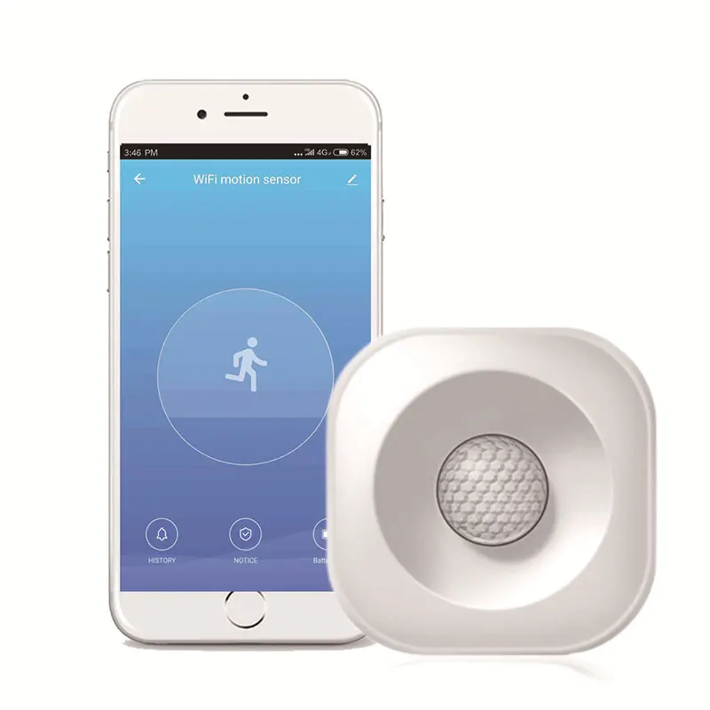

Infrared Motion Sensor WIFI PIR Wireless Passive Infrared Detector Security Burglar Alarm Sensor Tuya APP Control Smart Home