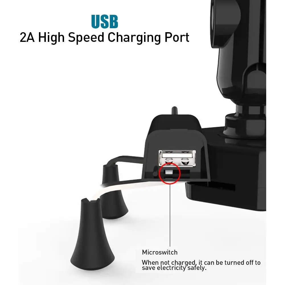 Универсальный руль мотоцикла держатель мобильного телефона кронштейн USB зарядное устройство источник зарядки с водонепроницаемым переключателем