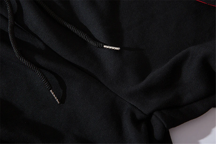 Хип-хоп ленты карго Мужские штаны для бега брюки уличная Мужская мода s с эластичной резинкой на поясе и на штанах ленты хлопок черный HW203