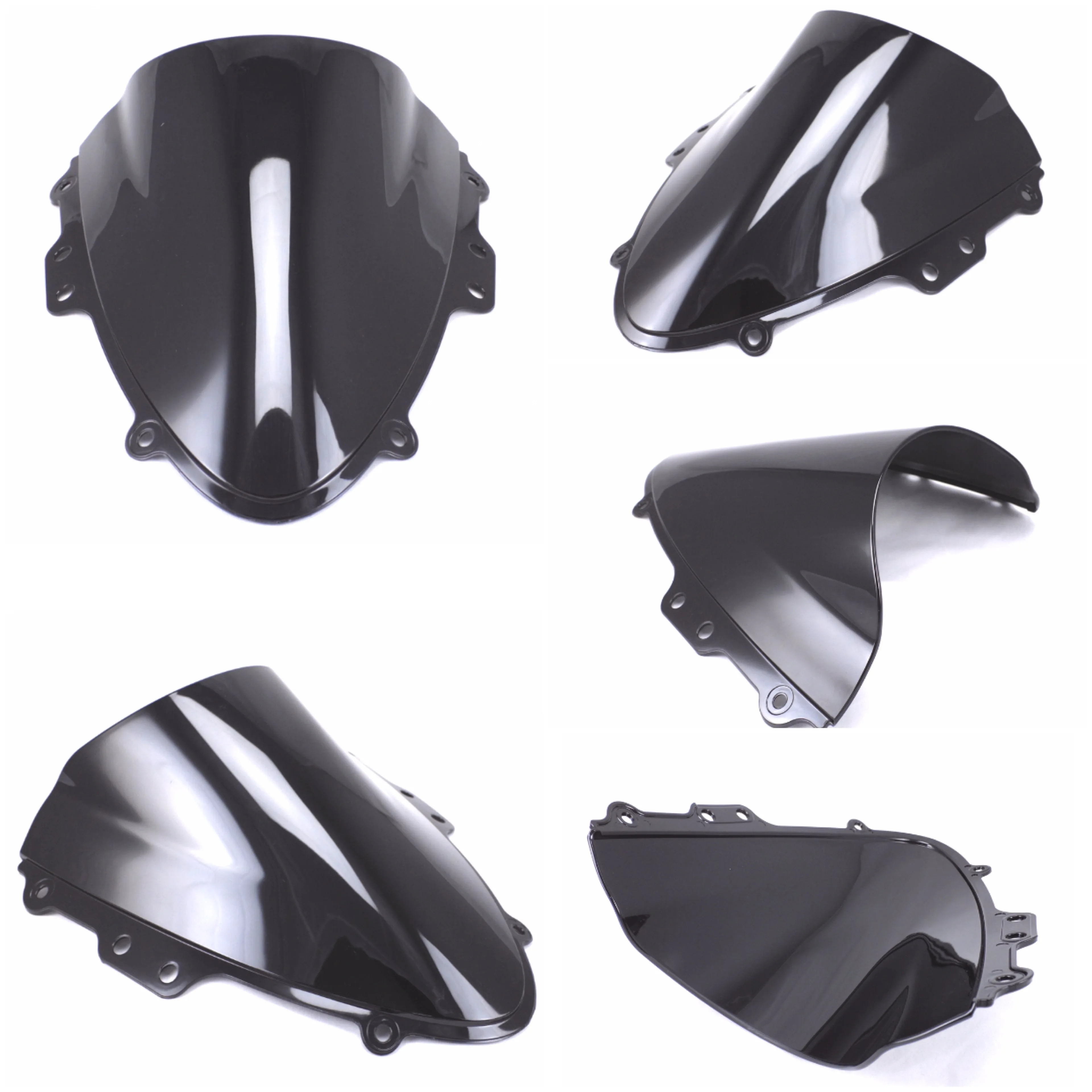 Ветровое стекло ABS Double Bubble для Suzuki GSXR 600 750 GSXR750 K4 2004 2005 04 05 мотоциклетное ветровое