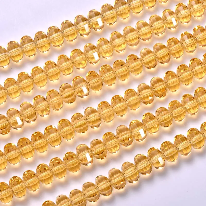 Бусины разделители круглые из хрустального стекла 18 цветов 100 шт.|spacer beads|for diybeads