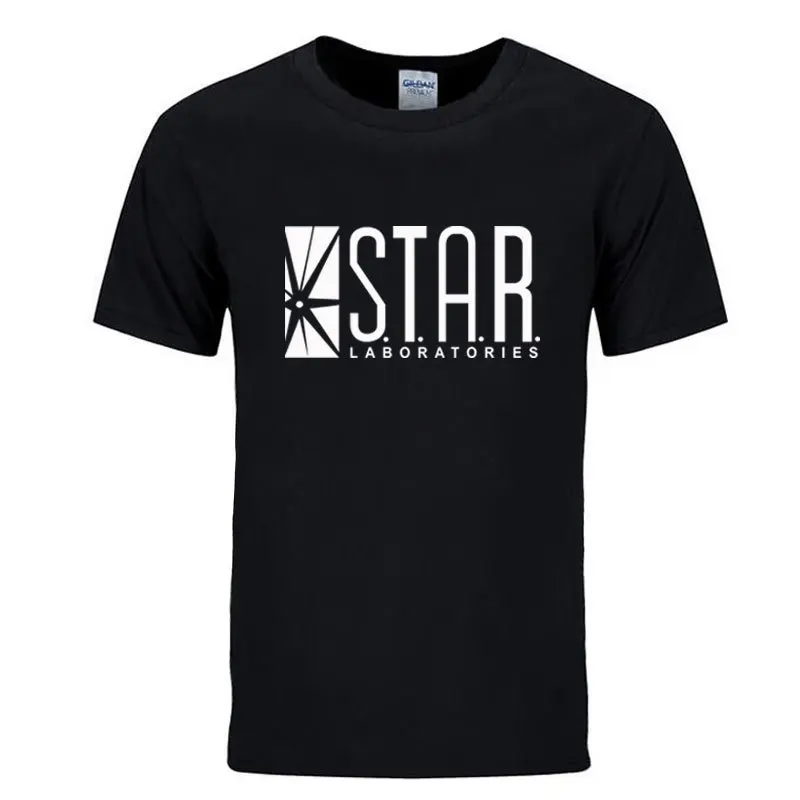 STAR labs новая модная футболка мужские летние топы футболки джемпер флэш Готэм