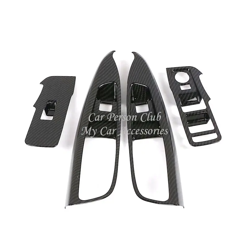 

Interior Door Window Armrest Switch Cover Glass Lift Button Frame Panel Trim For Chevrolet Tracker 2019 2020 ABS Car Accessories