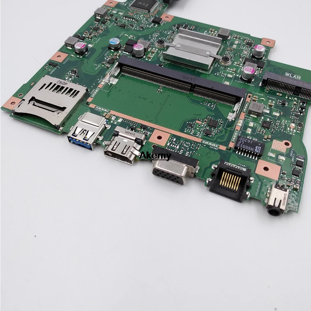  New  Akemy X553SA Motherboard W/ N3700/N3710 CPU For ASUS X553SA X553S X553SA F553S A553S Mainboard
